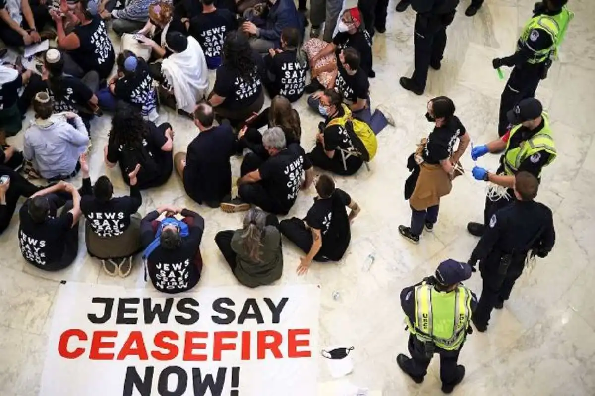 “Not In My Name”: Jewish Protesters Rally At US Capitol, Urging Ceasefire In Gaza