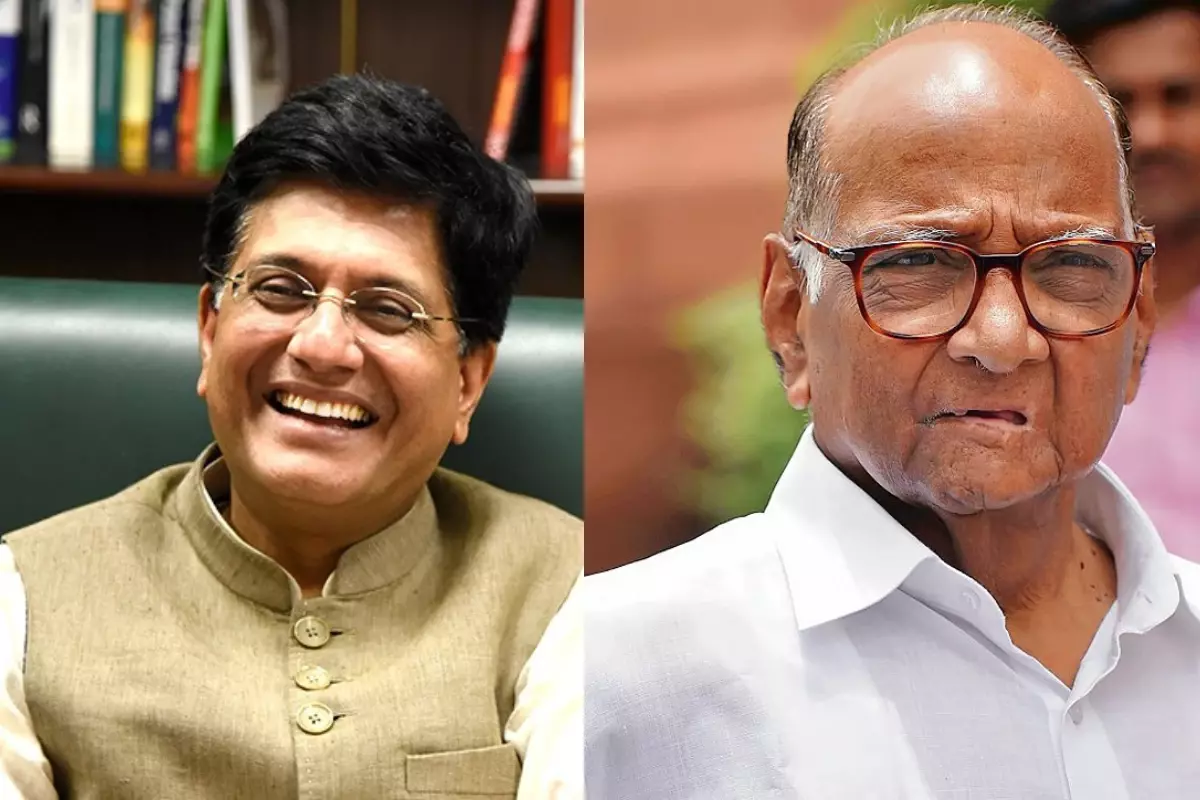 Piyush Goyal Criticizes Sharad Pawar’s ‘India With Palestine’ Remark, Calls For A Change In Mindset