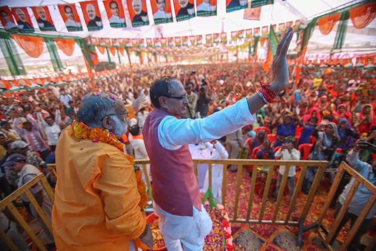 CM Shivraj took a dig at the Congress led opposition alliance said “Kamal Nath betrayed his own people”