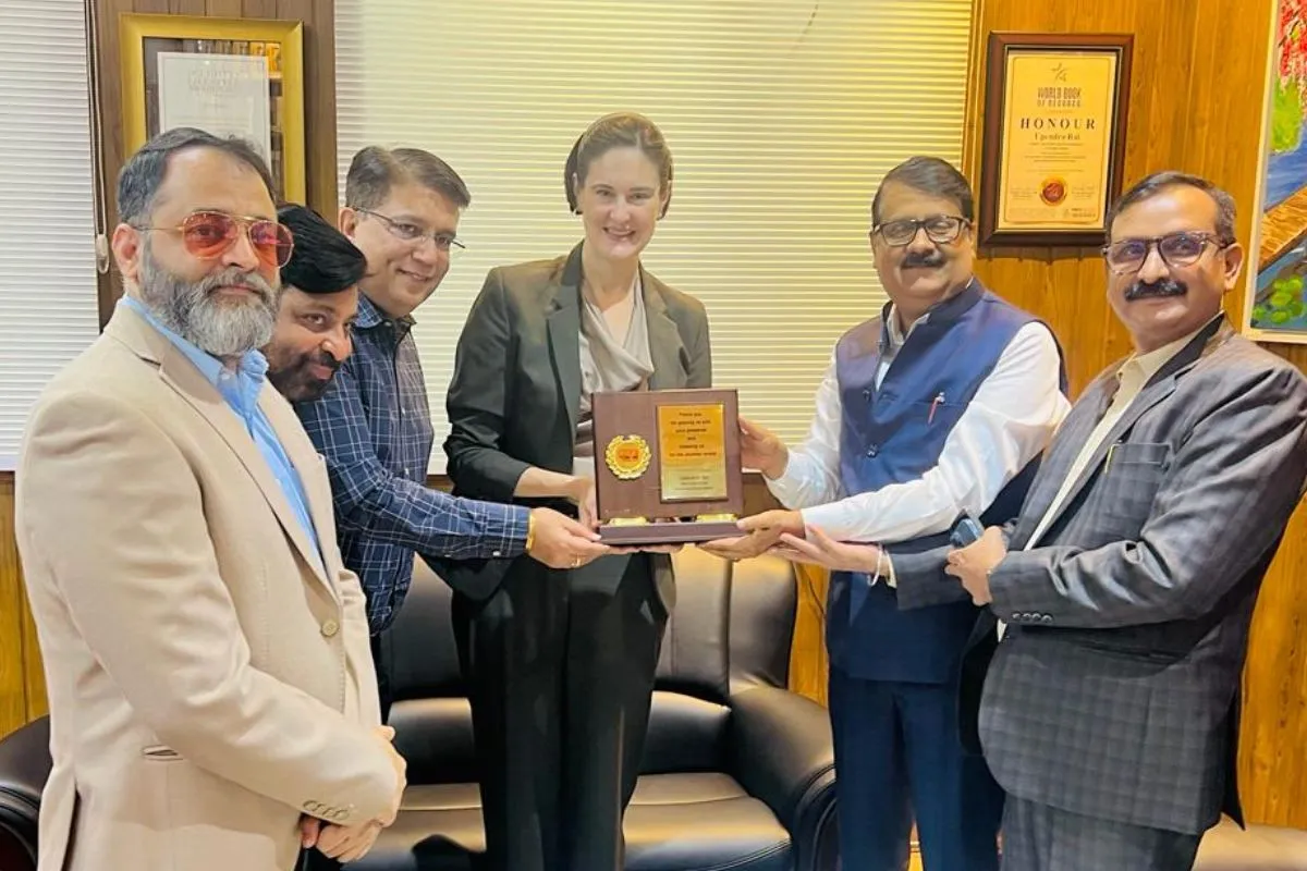US Department of State Spokesperson Margaret MacLeod Visits Bharat Express Office, Gain Insights into Indian Media