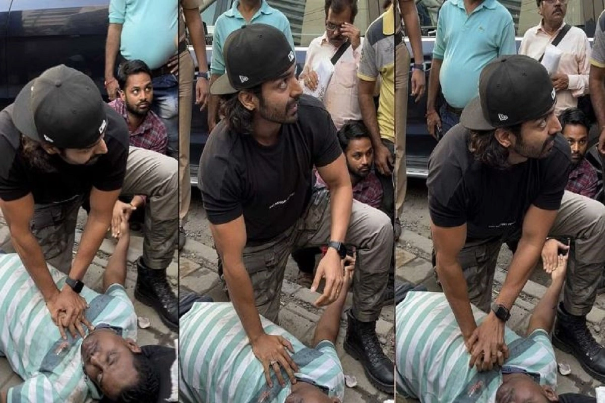 Internet Reacts After Gurmeet Choudhary Helps a Man By Giving CPR, Watch Here