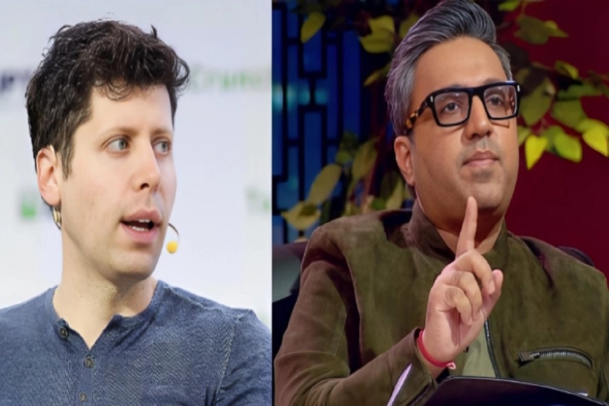After Sam Altman was fired from the tech company, Ashneer Grover (left) gave him advise. Altman was the former CEO of OpenAI.