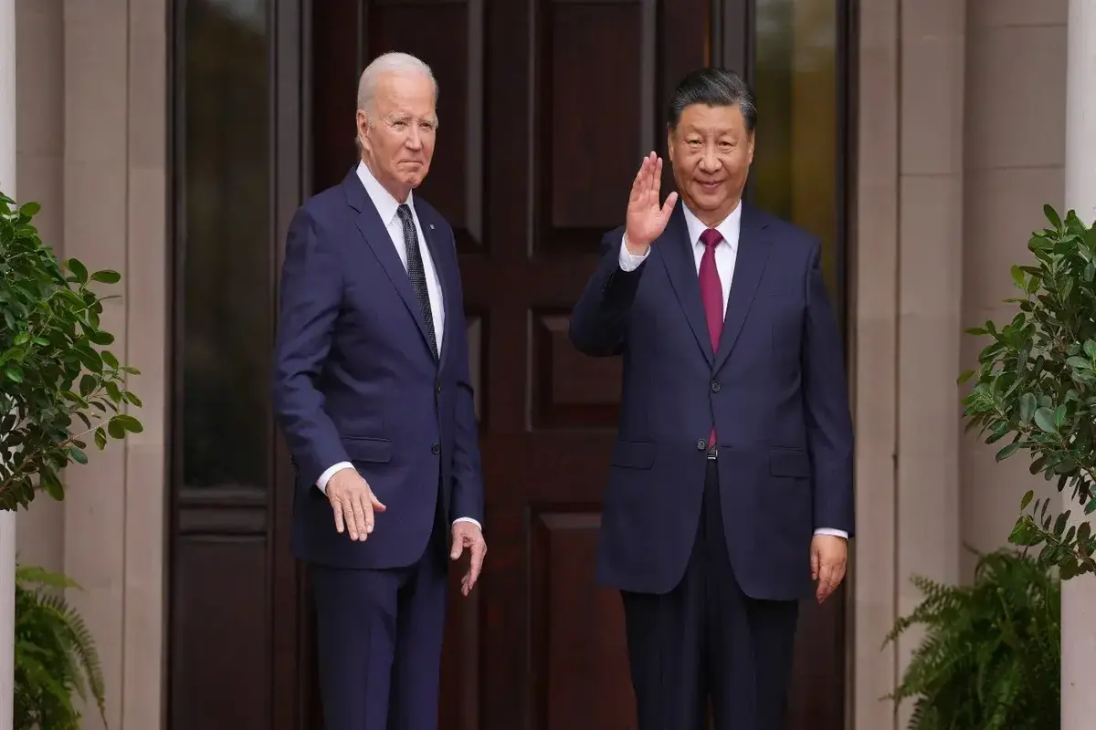 Joe Biden with Xi Jinping