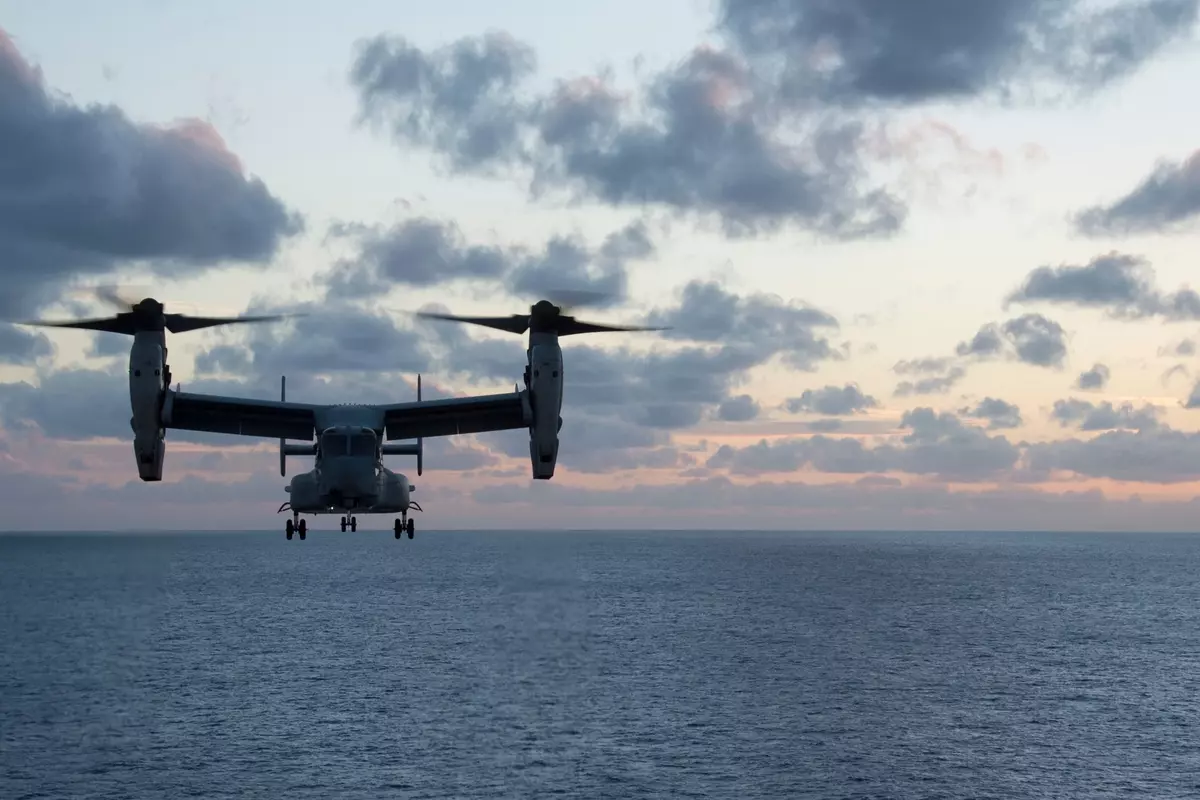 US Osprey military aircraft collides off Japan with eight crew members