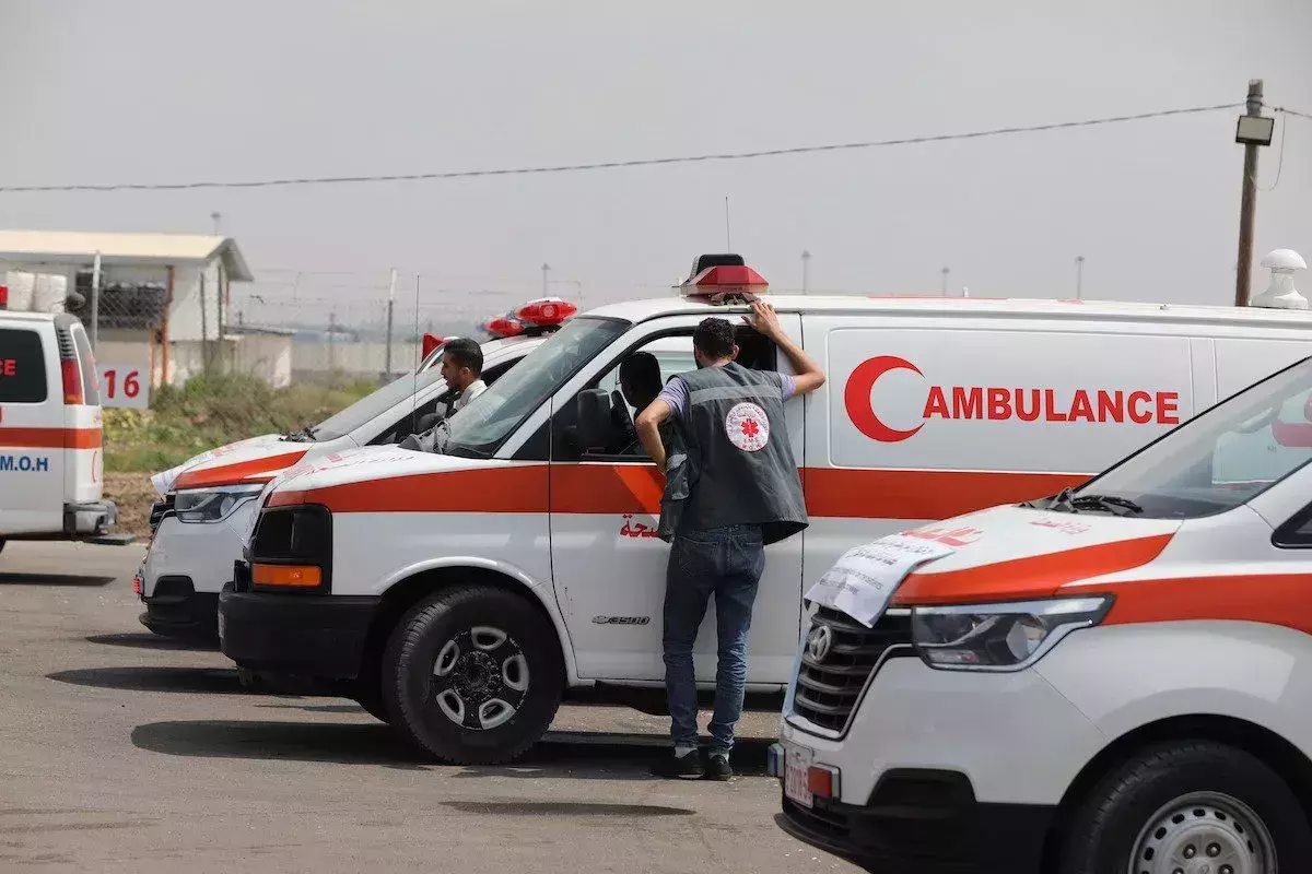 Gaza gunfire hit Red Cross humanitarian convoy
