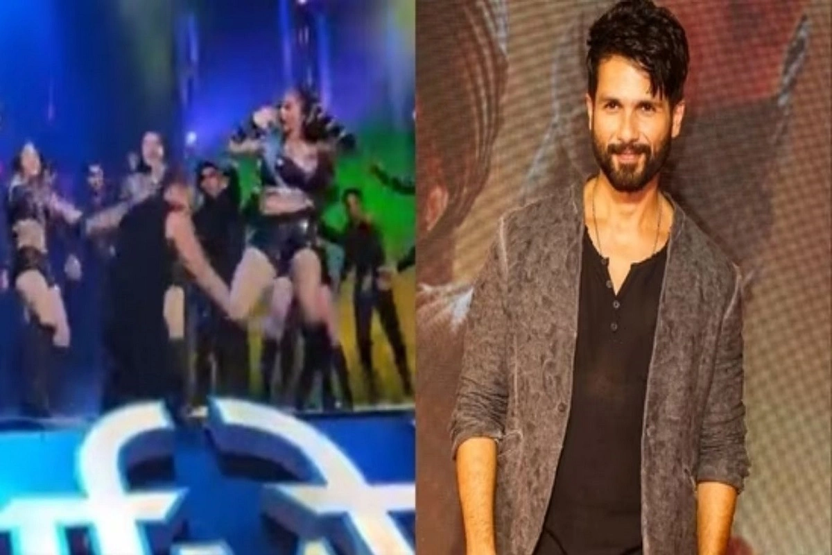 Shahid Kapoor stumbles on stage at the 54th IFFI awards, Watch here
