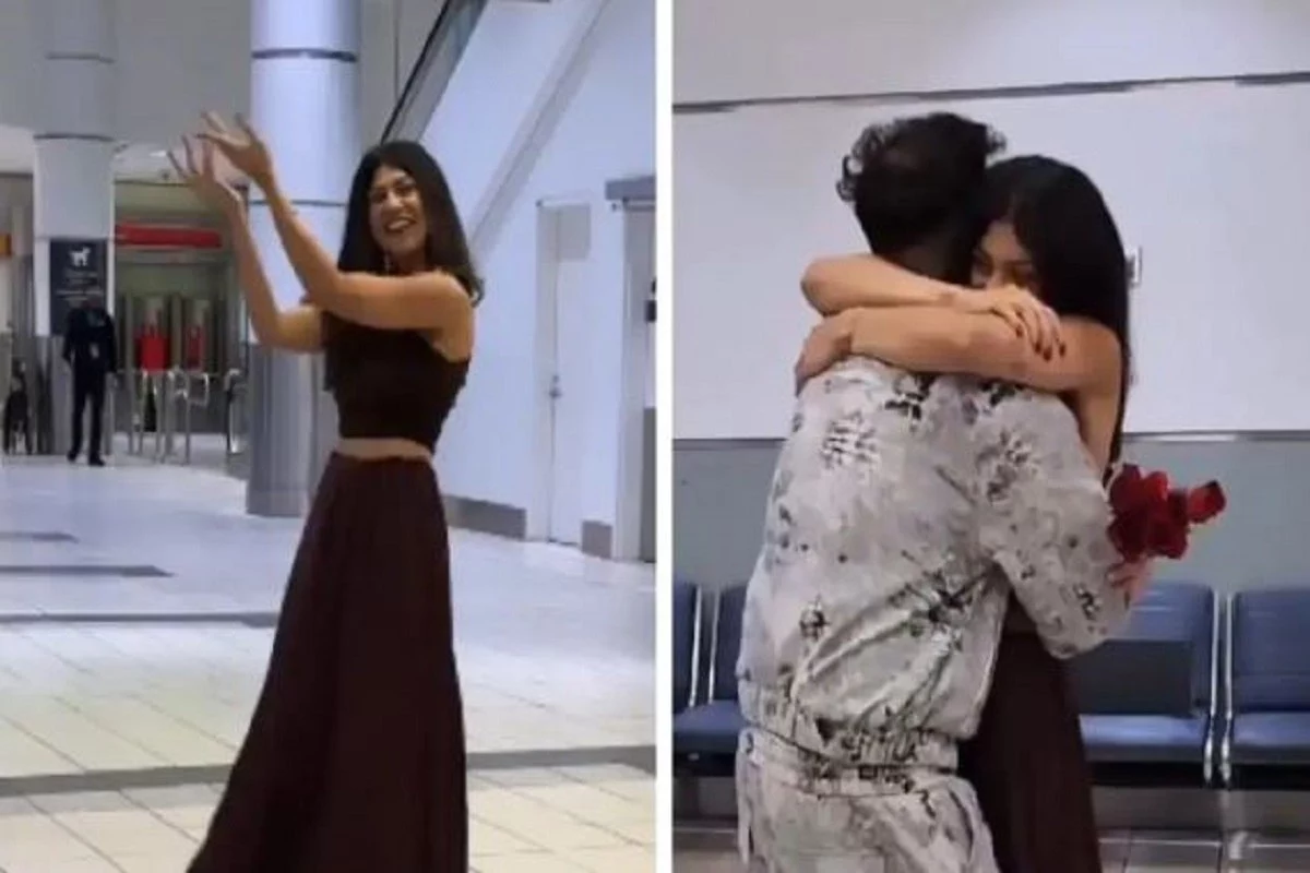 Woman’s heartwarming airport dance welcomes boyfriend after 5-Year separation