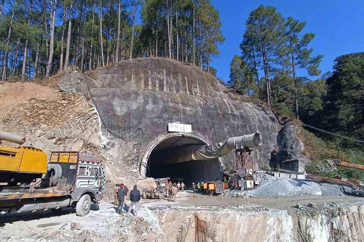 The collapse happened while a tunnel connecting Silkyara and Barkot was being built.