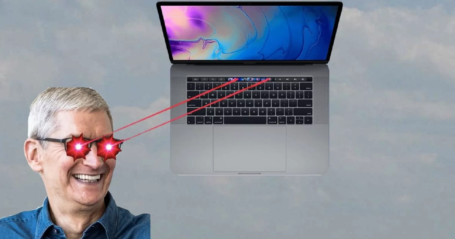 On new MacBooks, the touch bar was completely discontinued after seven years