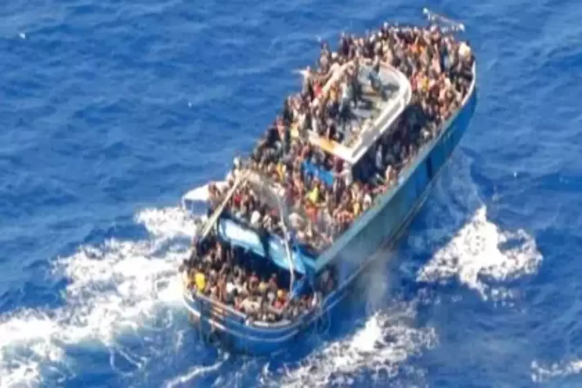 Cargo ship sinks off Greek Island, leaving 14 missing