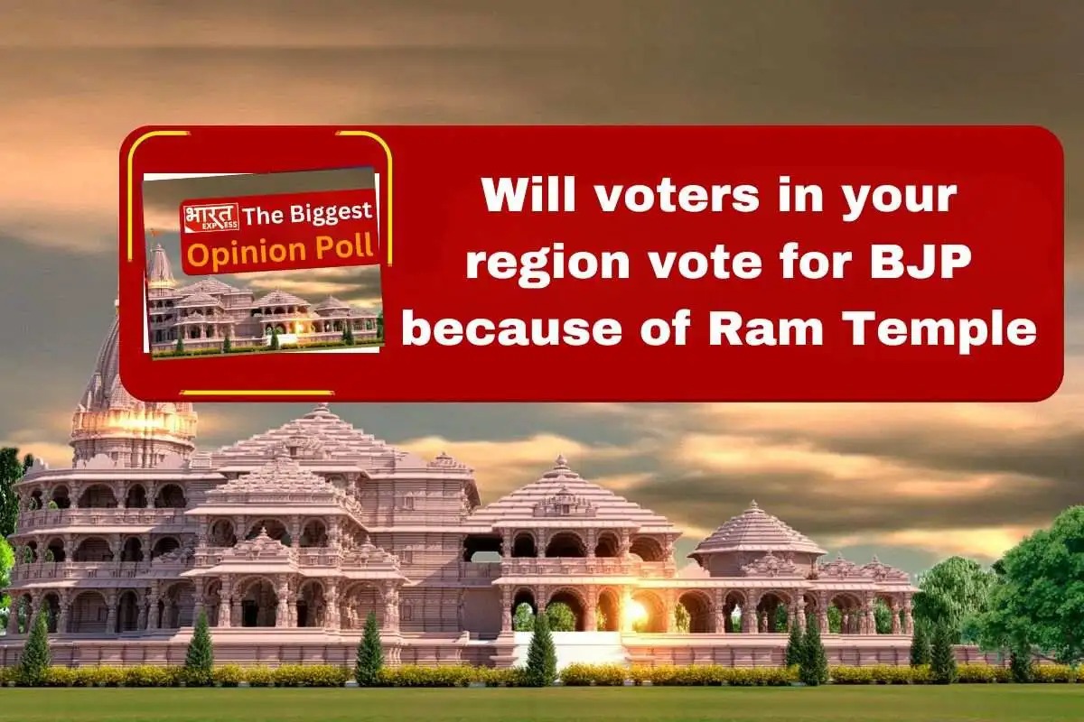 Bharat Express Opinion Poll: Will voters in your region vote for BJP because of Ram Temple? Know what the public said?