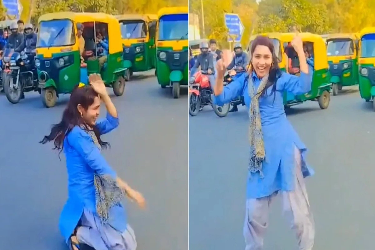 Internet Outraged as Girl Dances in the Middle of Road During Traffic Halt