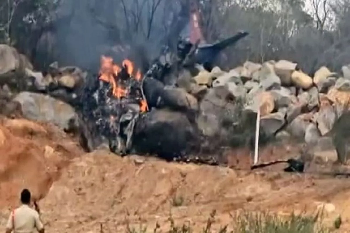 Air Force Trainer Aircraft Crash in Telangana Claims Lives of Two Pilots in Tragic Incident