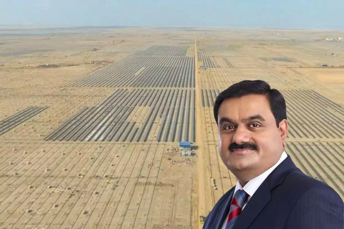 Adani Unveils World's Largest Renewable Energy Park