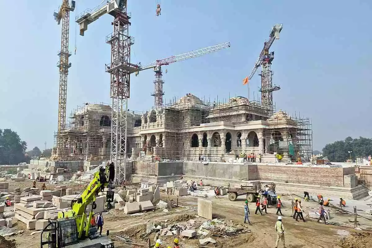 Ayodhya Bolsters Security Ahead Of Grand ‘Pran Pratishtha’ Ceremony For Ram Mandir