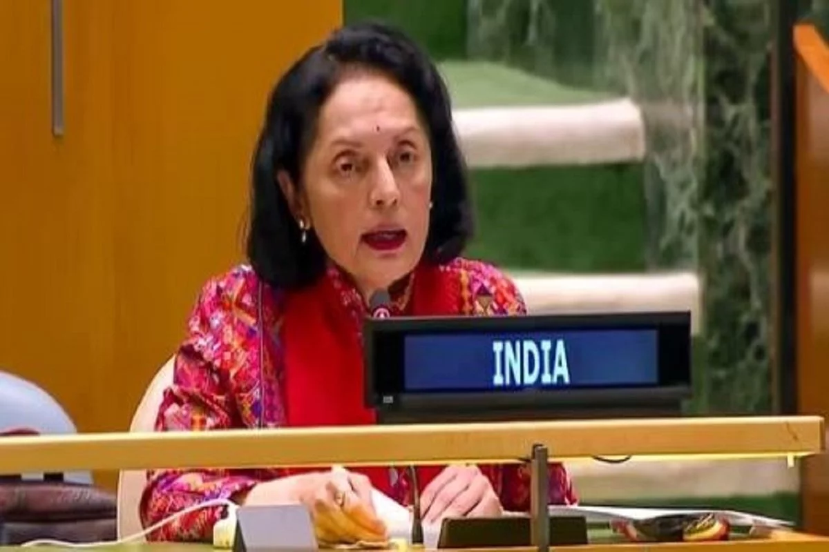 India's UN representative, Ruchira Kamboj