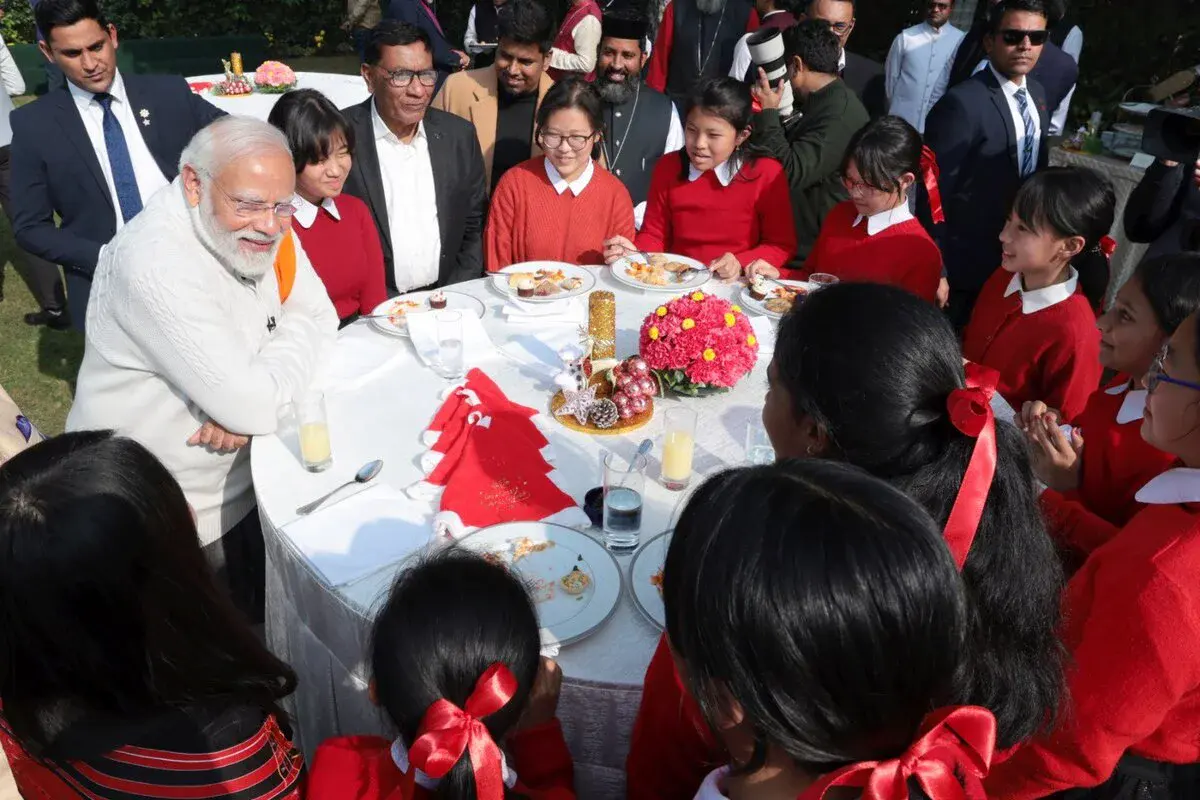 Christmas 2023: PM Modi Shares Celebration Highlights at Official Residence (Pics Inside!)