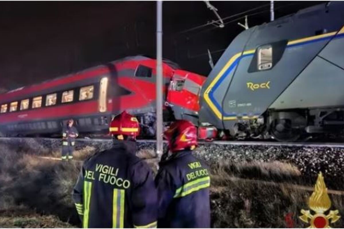 Report: Collision Between Two Trains in Italy Leaves 17 with Minor Injuries