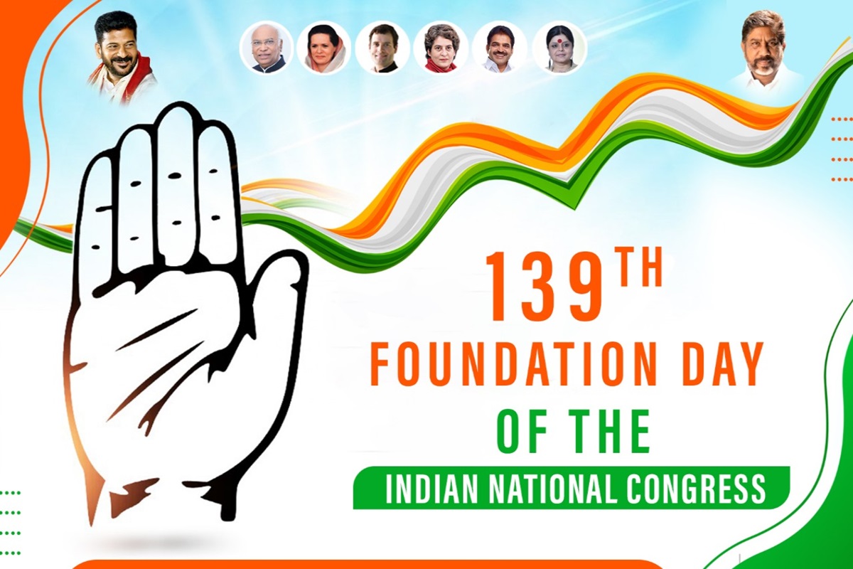 Congress 139th foundation day: “Objective of Congress is public welfare,” says party president Mallikarjun Kharge