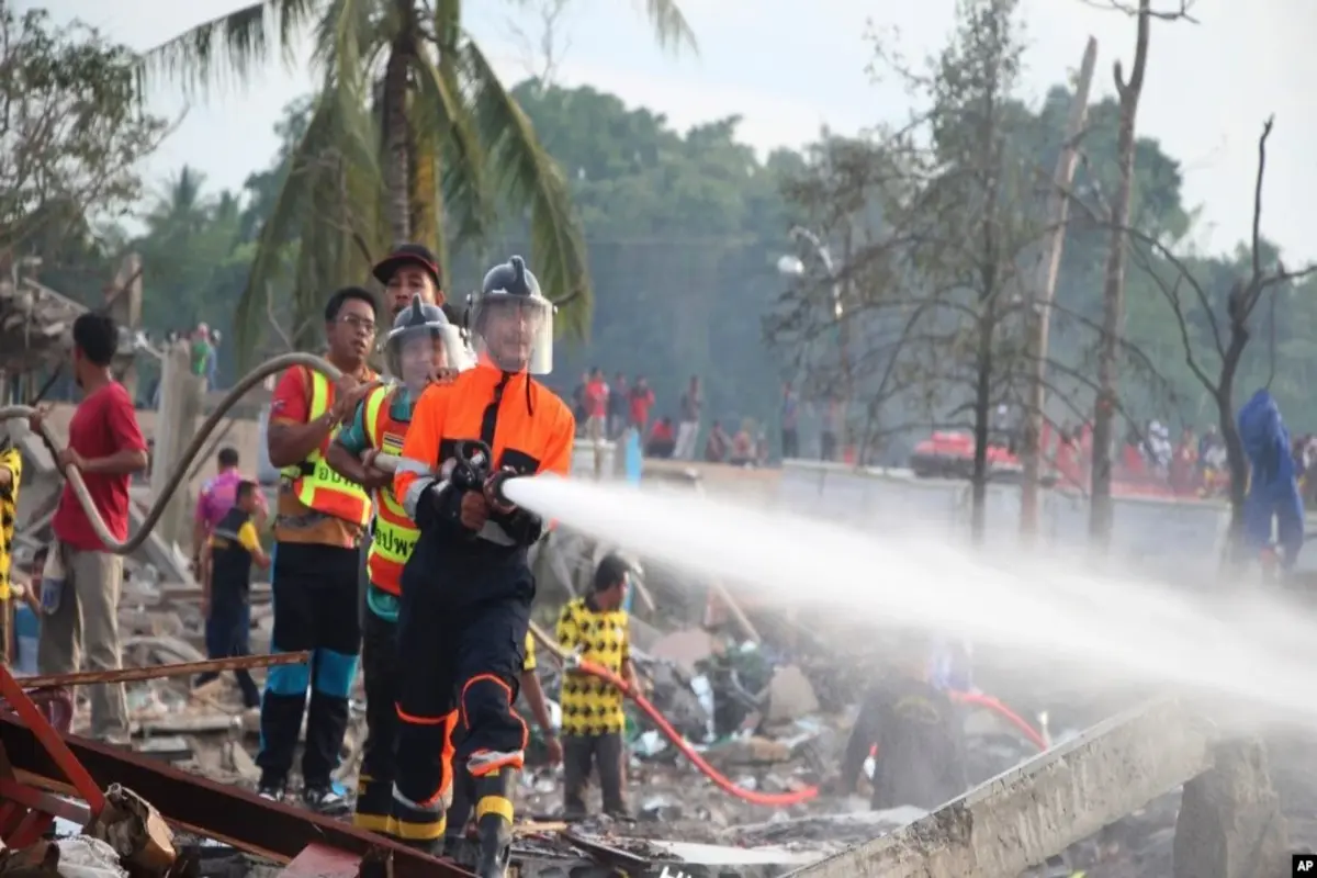 Thailand Firecracker Factory Explosion Kills 18
