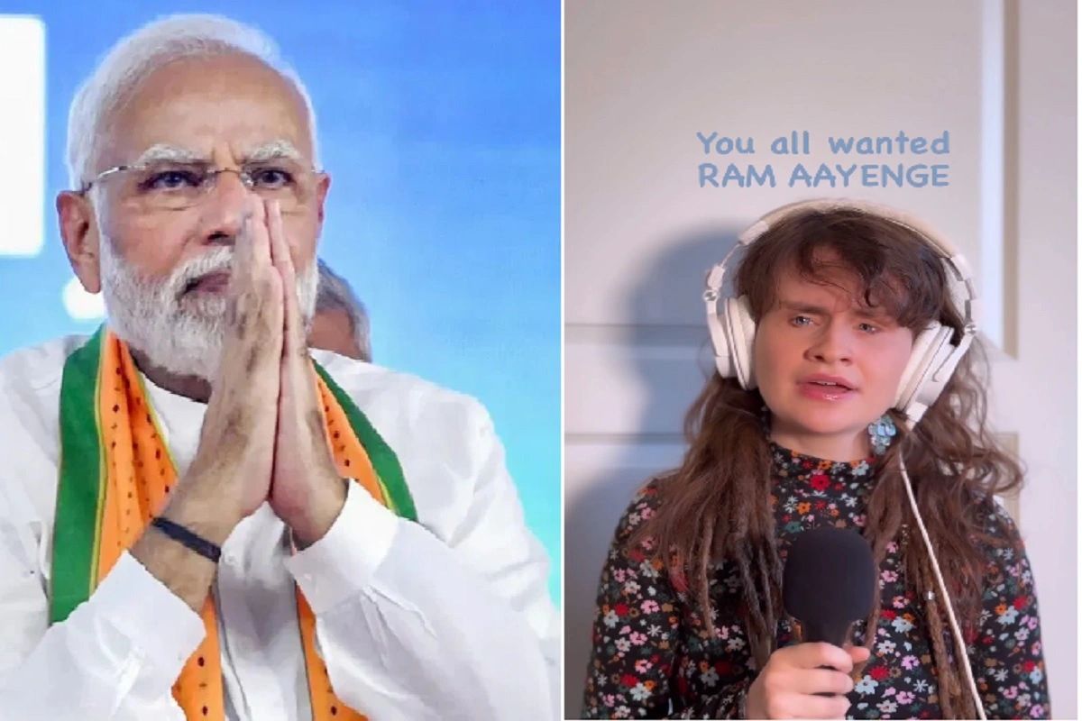 PM Modi Shares Stunning Rendition Of Ram Bhajan By German Singer Cassandra