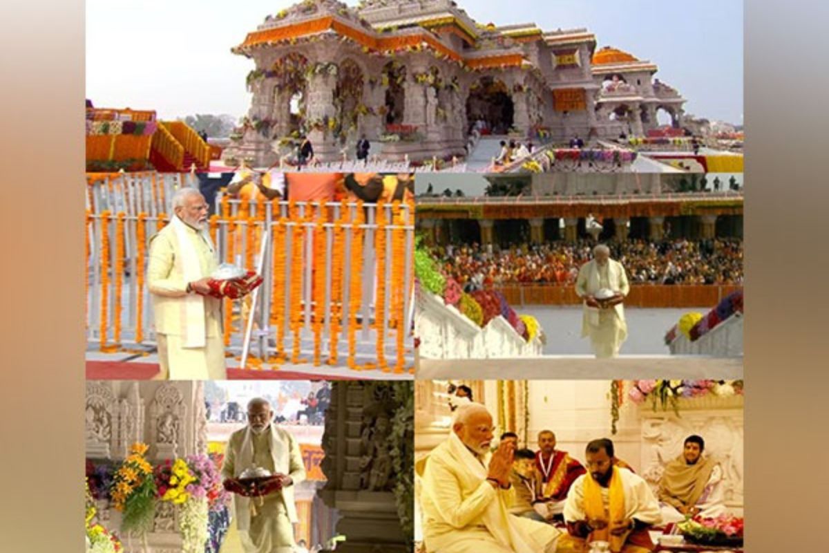 PM Modi Describes Ram Mandir Consecration Ceremony As Extraordinary Moment