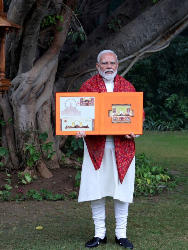 Ram Mandir In Ayodhya: PM Modi Releases Commemorative Stamps - Bharat ...