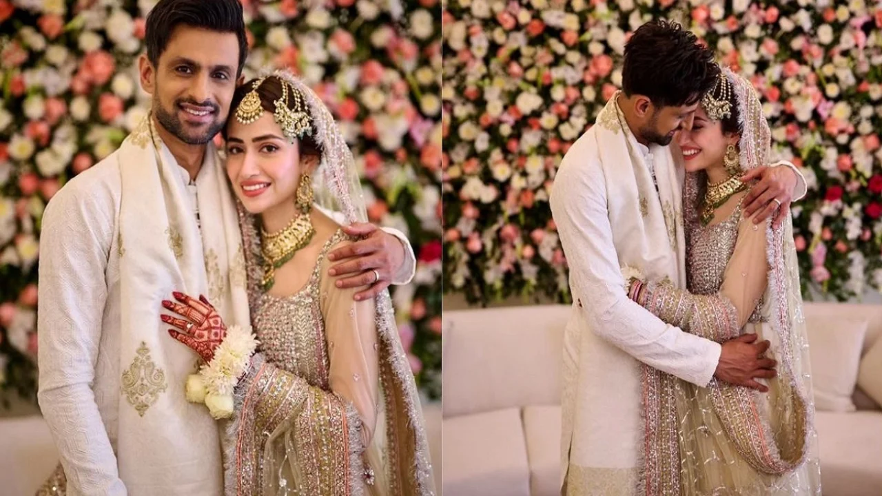 Shoaib Malik Ties Knot with Pakistani Actress Sana Javed Amidst Speculations  of Separation from Sania Mirza - Bharat Express