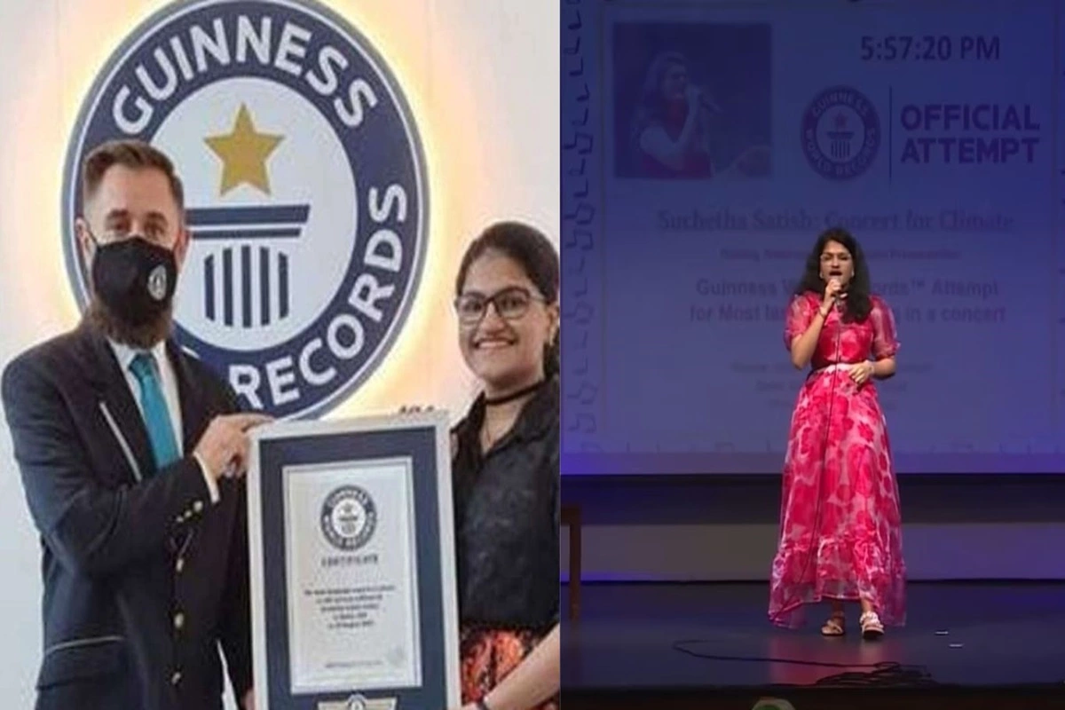Kerala Woman Sets Guinness World Record by Singing in 140 Languages