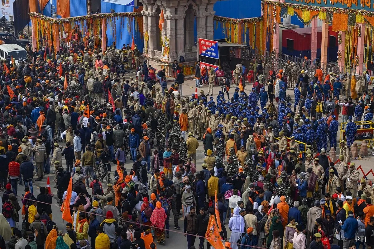 Ram Lalla darshan: Massive Crowd At Ram Temple Day After Grand Opening