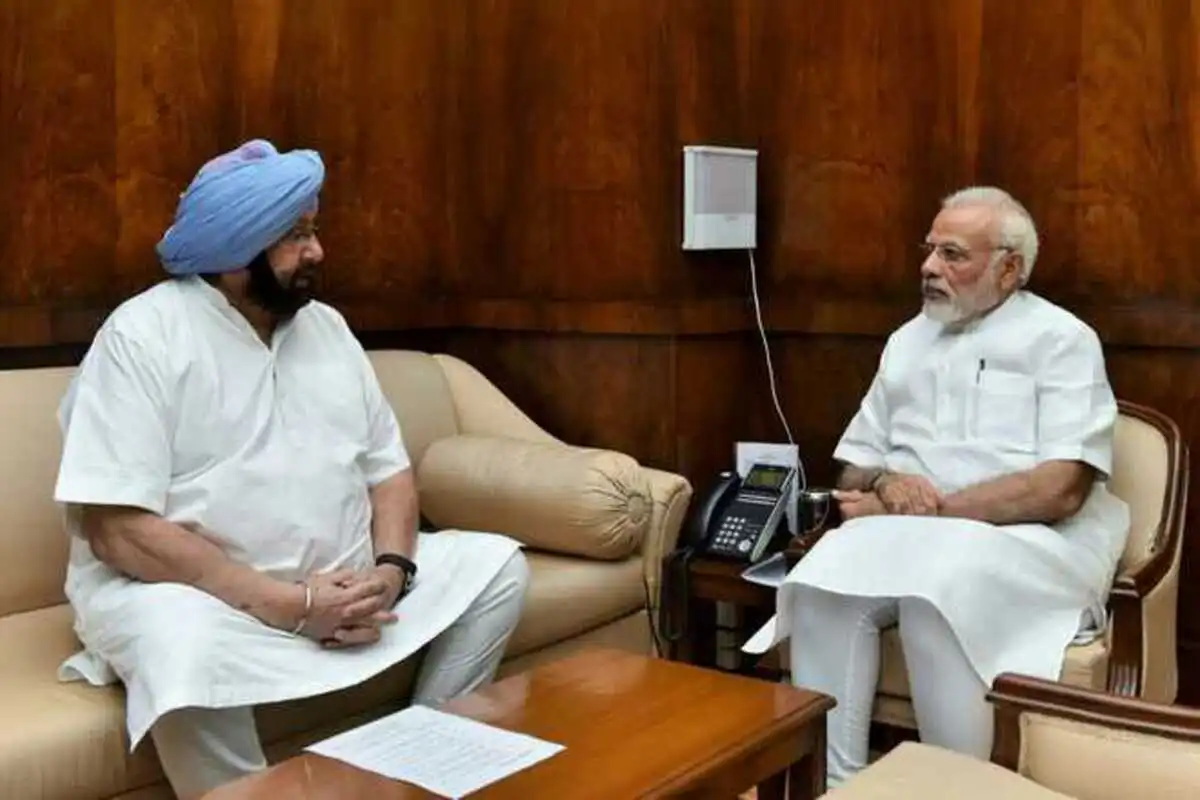 Ex-Punjab CM Amarinder Singh Holds Talks with PM Modi