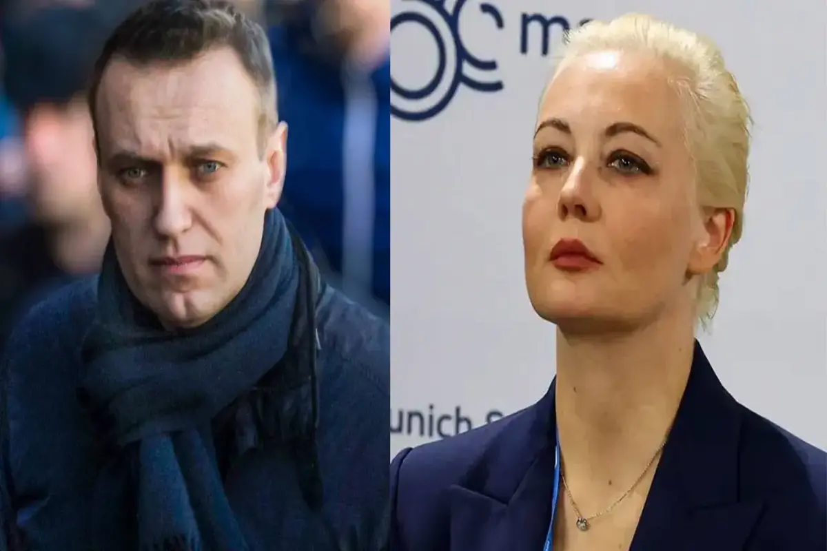 Alexei Navalny And Yulia Navalnaya