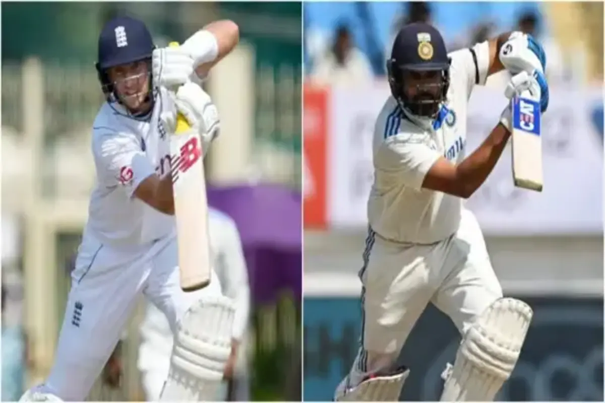 Alastair Cook drew a similarity between Joe Root (L) and Rohit Sharma