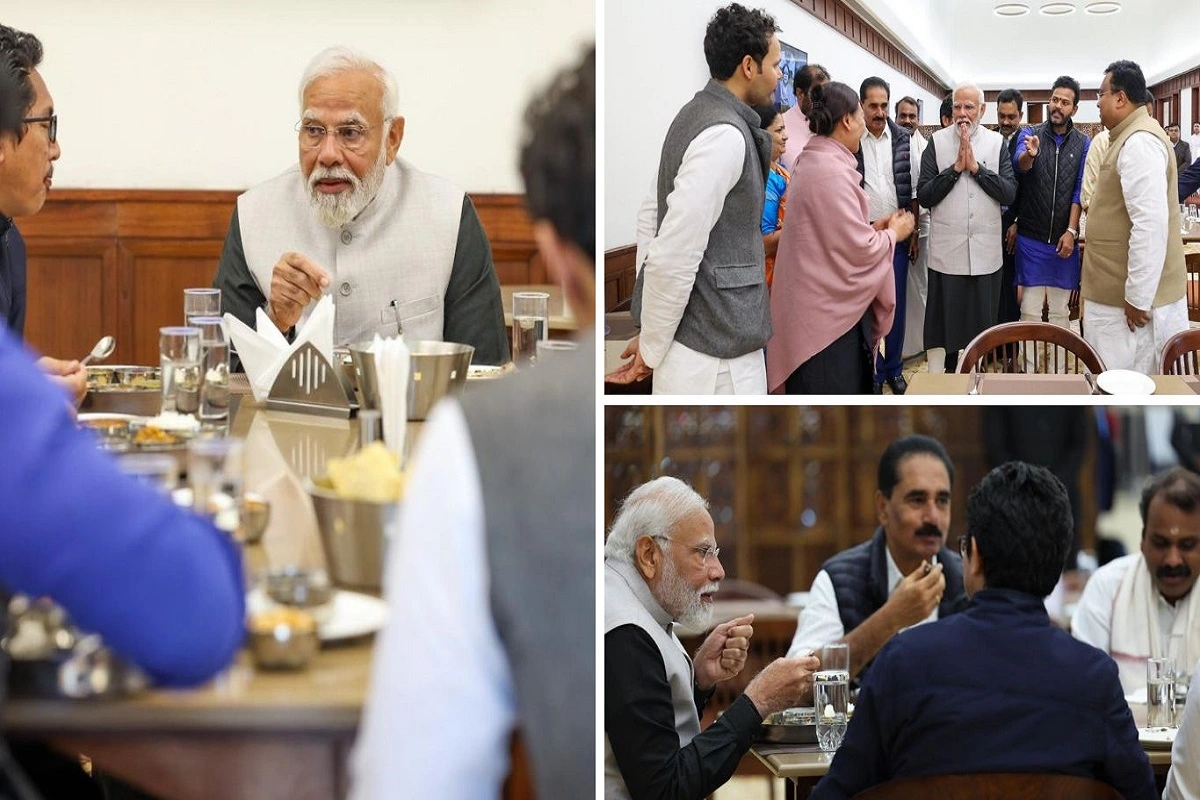 Prime Minister Narendra Modi Hosts Parliament Canteen Lunch with Cross-Party MPs, Discusses Parliamentary Agenda