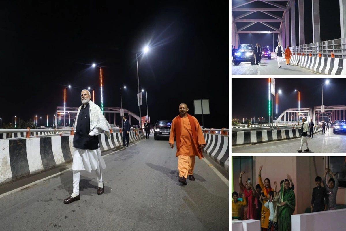 PM Modi Conducts Late-Night Inspection of Key Varanasi Road for Infrastructure Assessment
