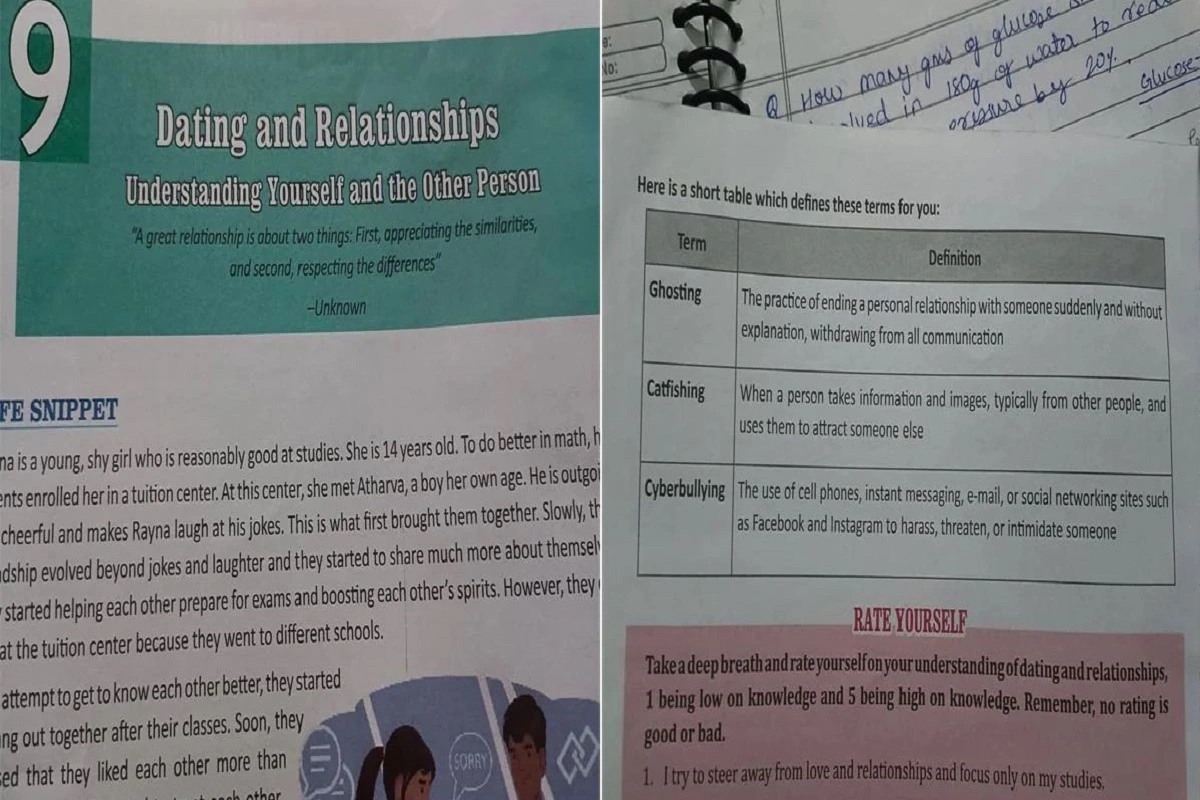 CBSE Class 9 Textbook Introduces Dating and Relationships Chapter