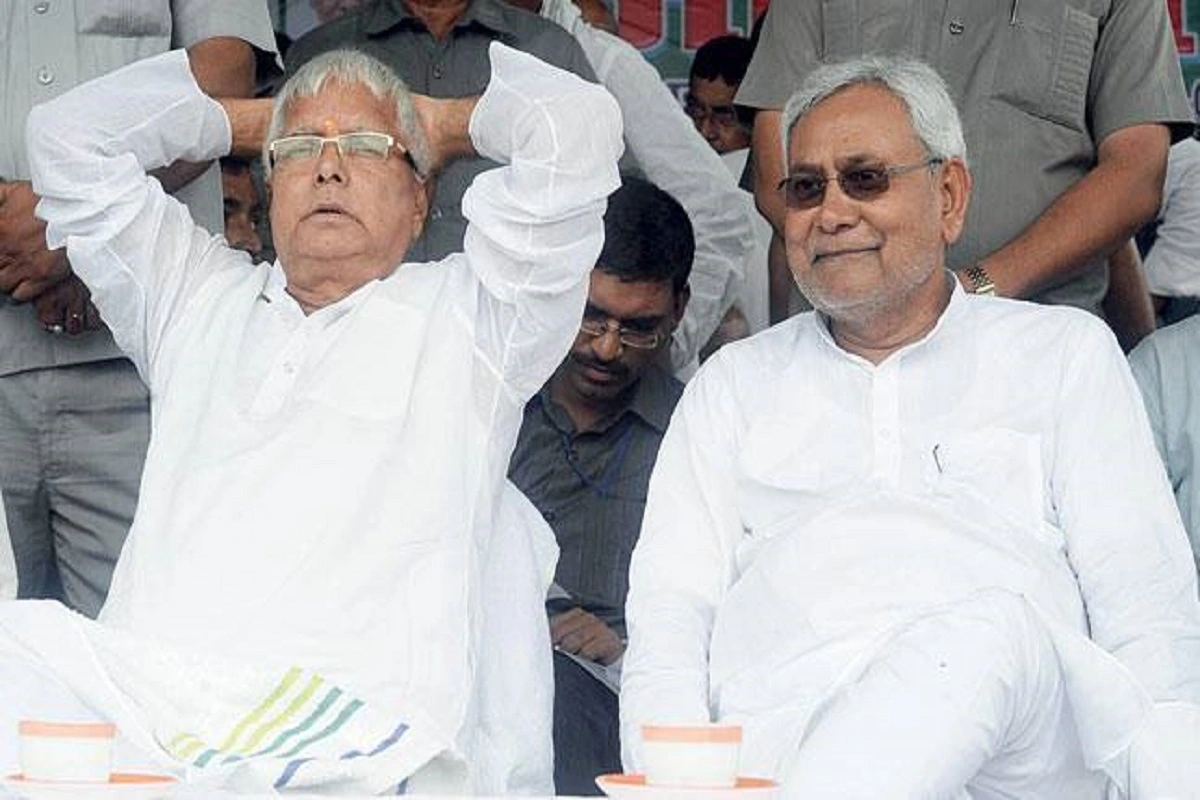 Nitish Kumar and Lalu Prasad