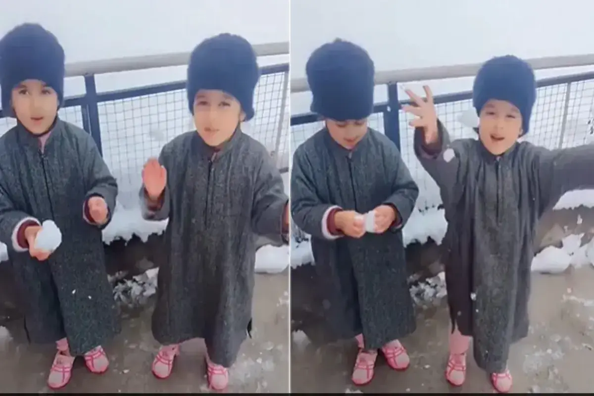 Anand Mahindra Delights Followers With Adorable Video Of Twin Sisters Celebrating Snowfall In Kashmir