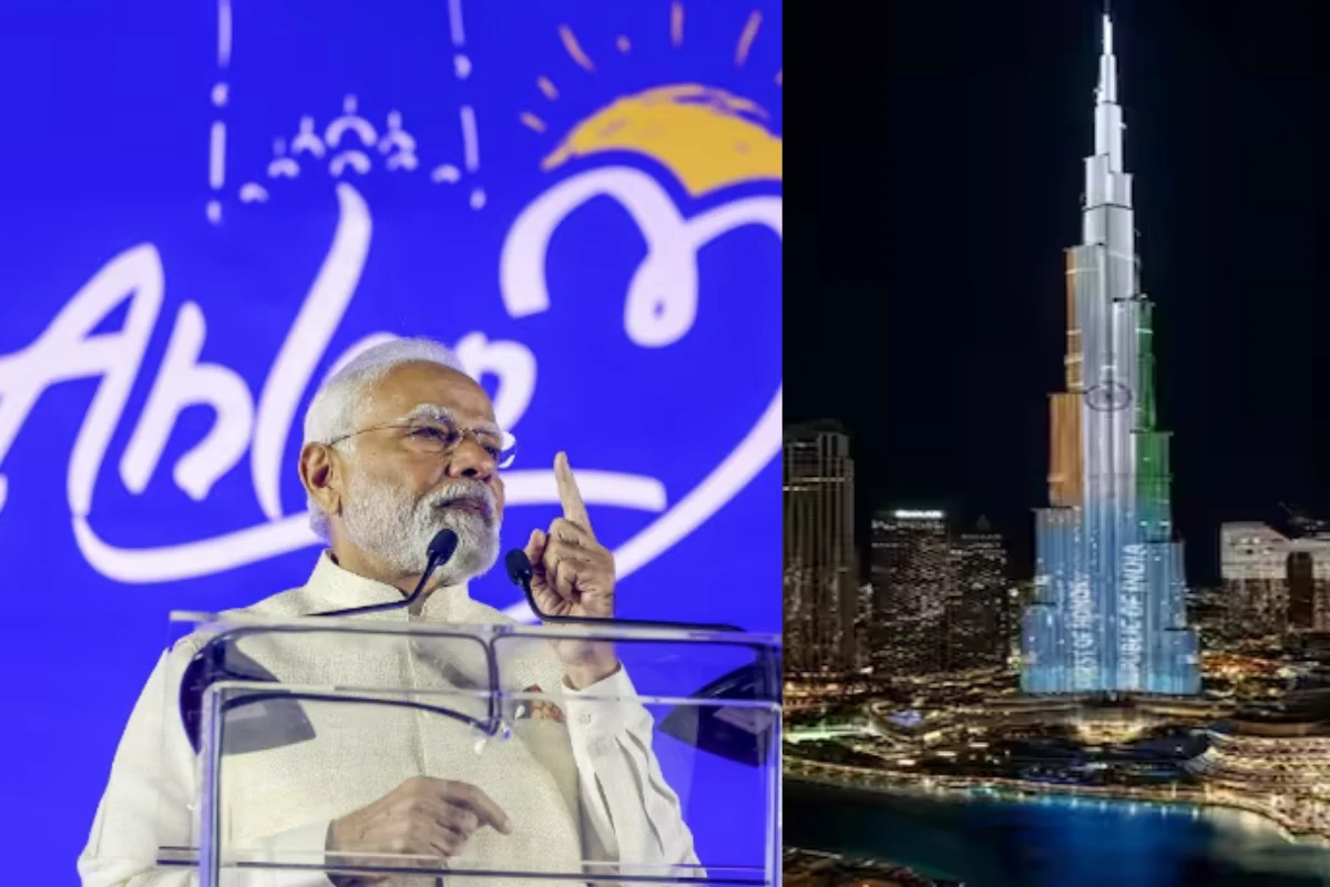 Burj Khalifa Illuminates ‘Guest of Honor – Republic of India’ Prior to PM Modi’s World Government Summit Address
