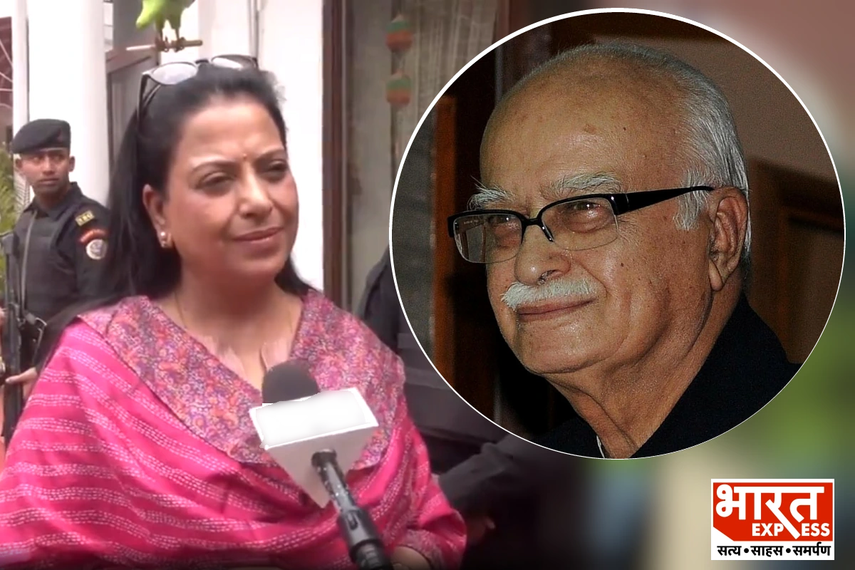 LK Advani’s Daughter Gets Overwhelmed As Her Father Is Going to Be Awarded With Bharat Ratna
