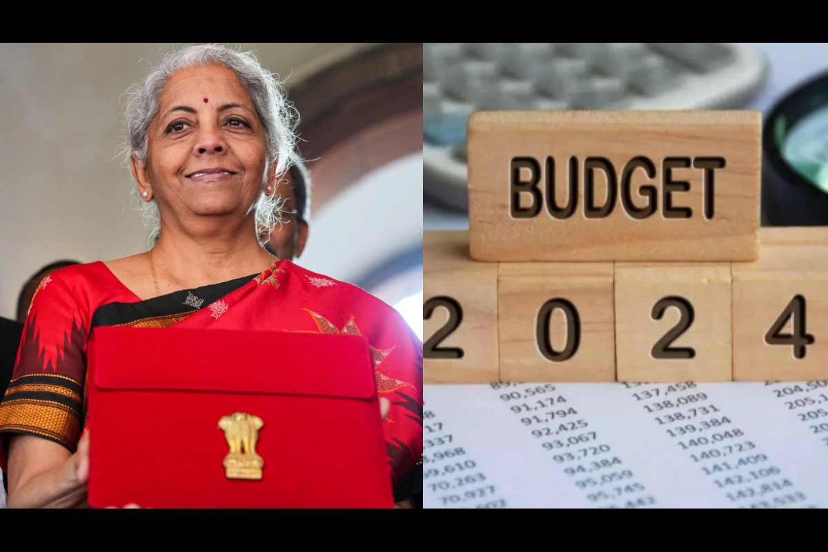 Budget 2024: FM Nirmala Sitharaman Arrives At Finance Ministry