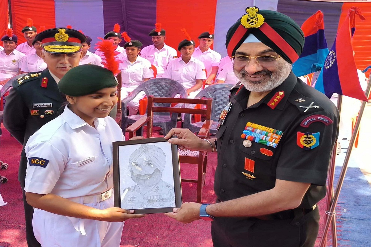 DG NCC Visits UP To Review NCC Activities, Lauds Efforts Of Cadets