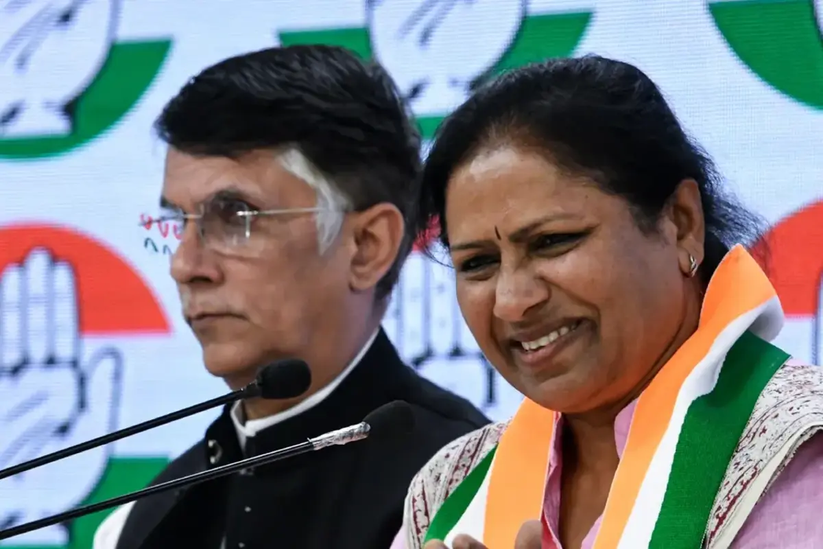 After joining the BJP in 2014, Tejaswini Gowda was elected as an MLA in 2018