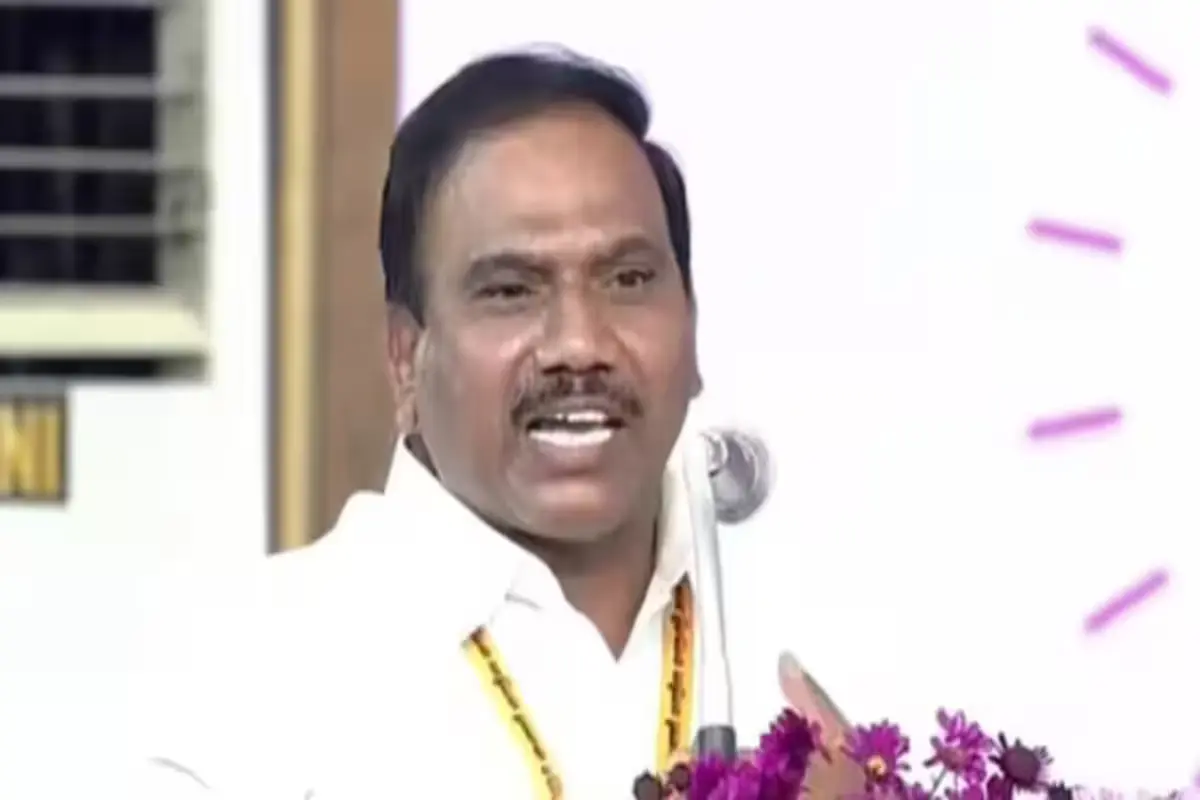 DMK MP A Raja allegedly said India is not a nation.
