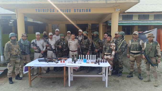 Manipur: 4 Arrested With Huge Cache Of Arms And Ammunition