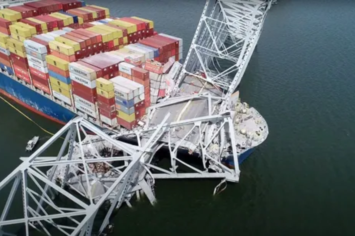 Baltimore Bridge Collapse: US Govt Grateful For Indian Crew’s Heroic Actions In Ship Bridge Collision