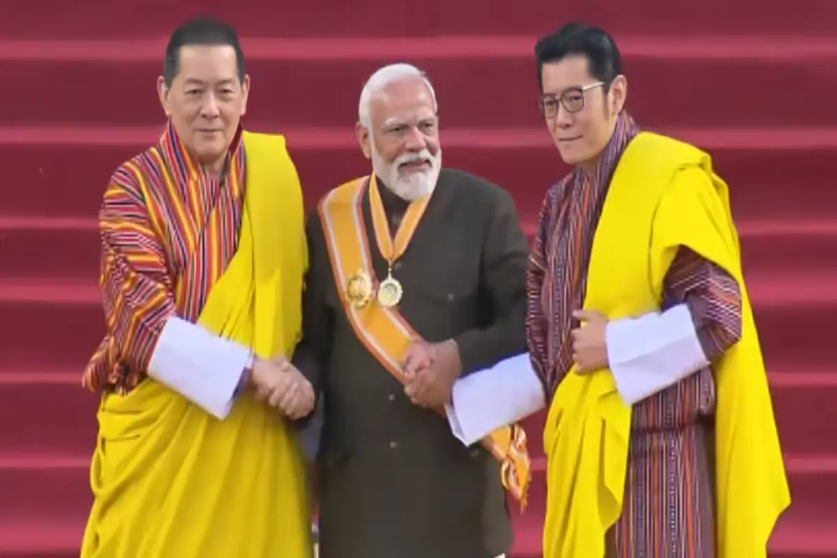 PM Modi Conferred with  Bhutan’s Top Honor Says, “Very Big Day in My Life”