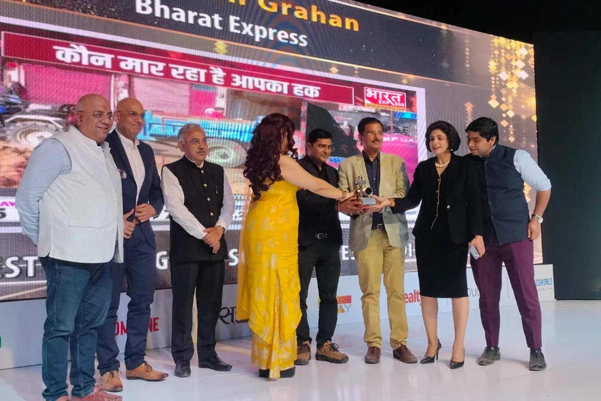 Bharat Express News Network Triumphs at ENBA Awards 2024 for Investigative Excellence