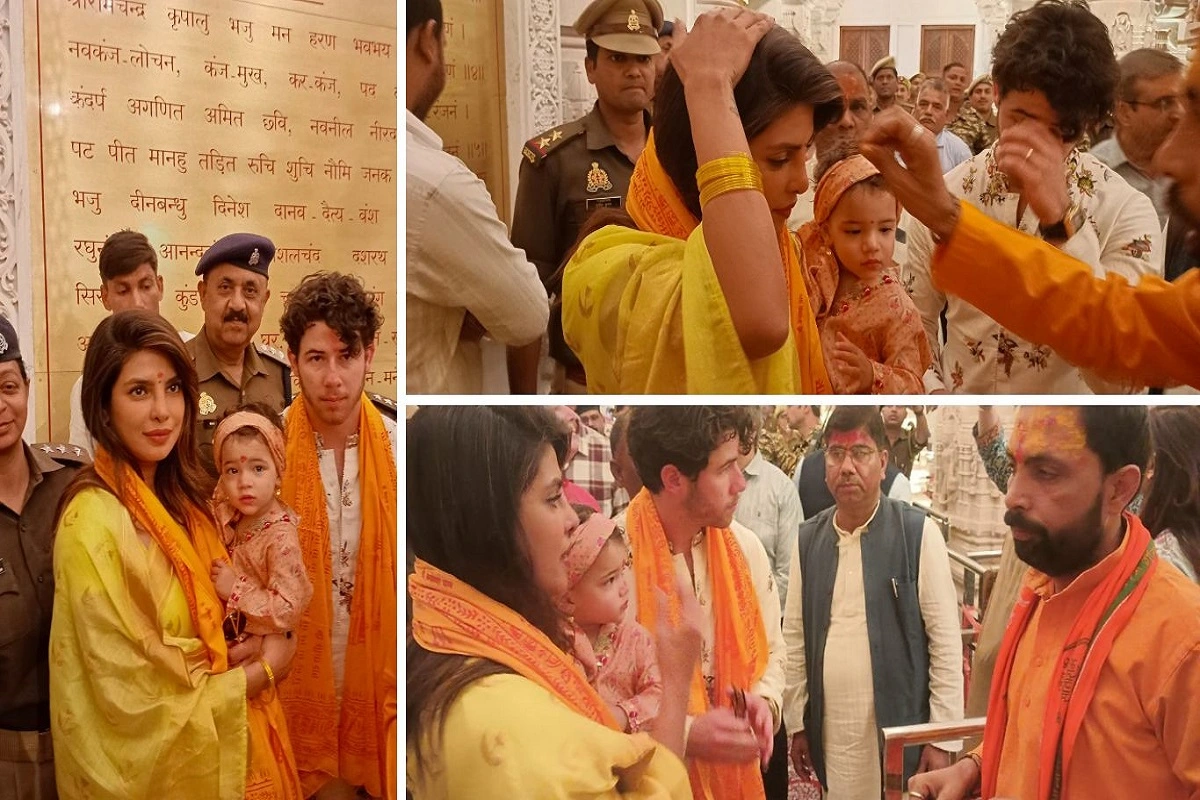 Priyanka Chopra, Nick Jonas, and Daughter Maltie Seek Blessings at Ayodhya’s Ram Mandir, See Pics