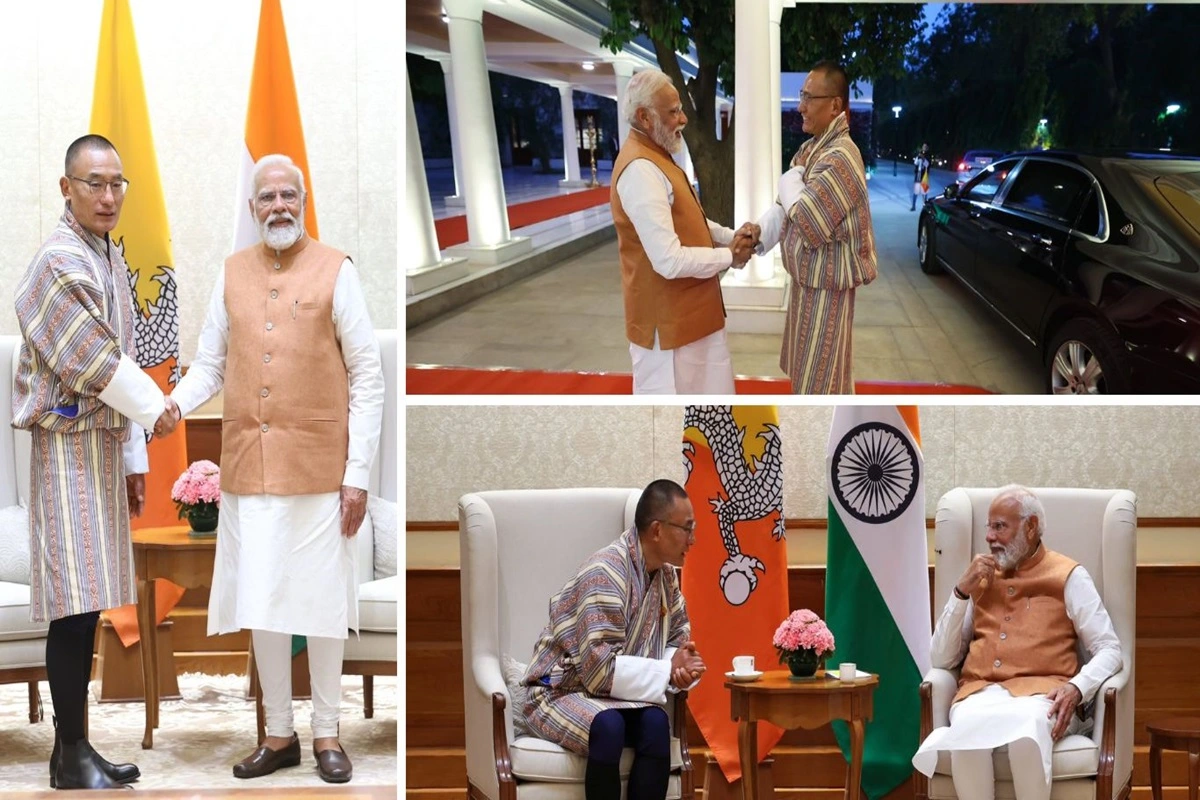 Bhutan’s Prime Minister Tshering Tobgay Meets PM Modi During 5-Day Visit to India